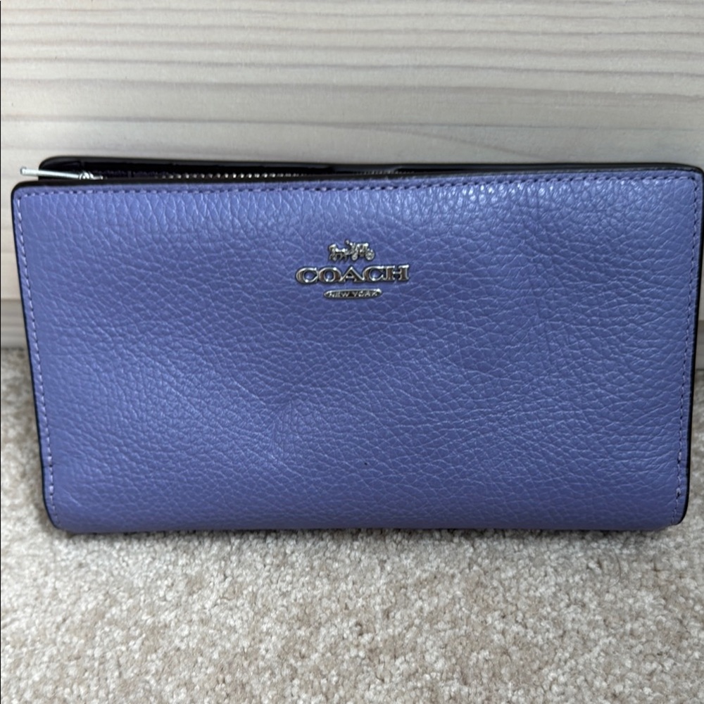 Coach Lavender Leather Wallet